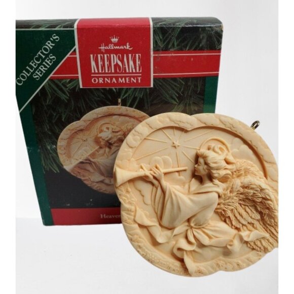 2 Vintage Hallmark Keepsake Ornaments  5th Christmas and Heavenly Angels - Picture 2 of 7